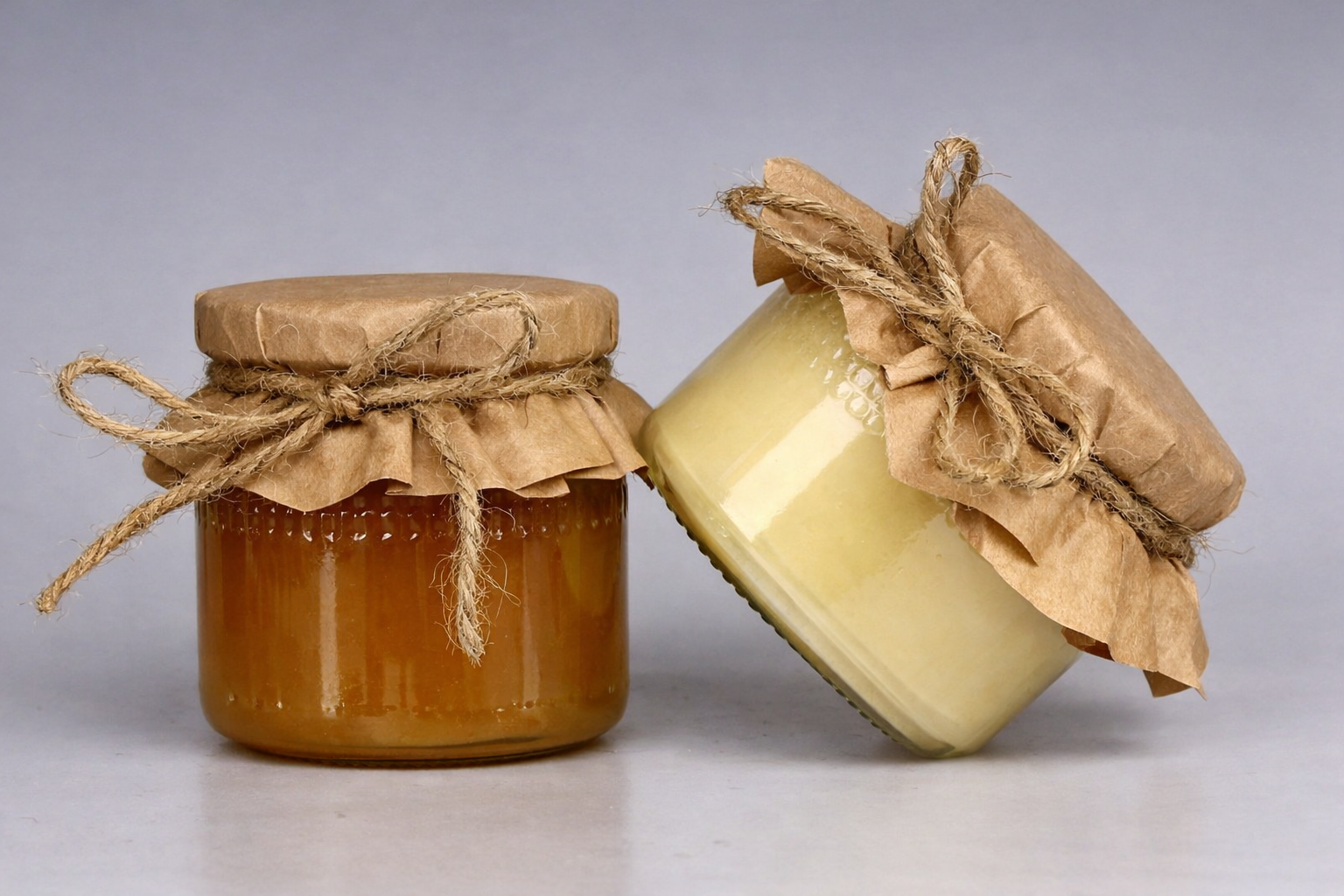 Decoración con tarros de miel 18