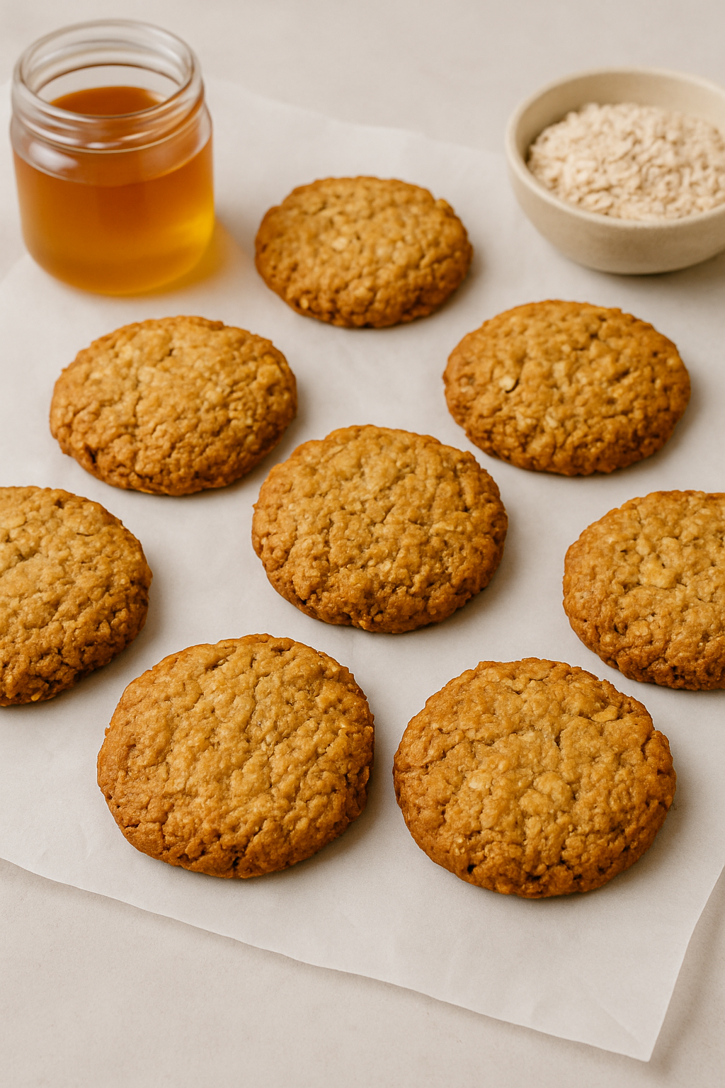 Galletas de avena y miel multifloral