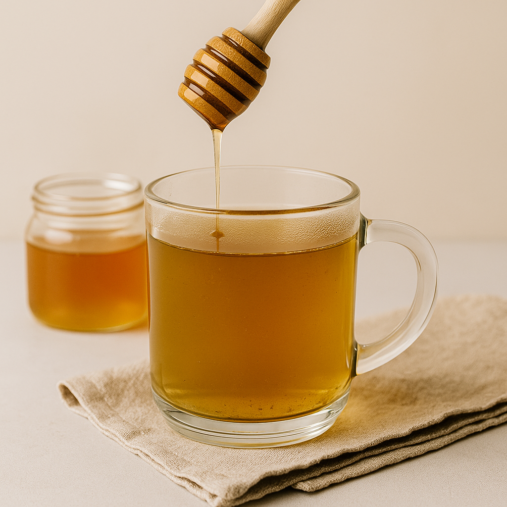Infusión suave con miel de níspero
