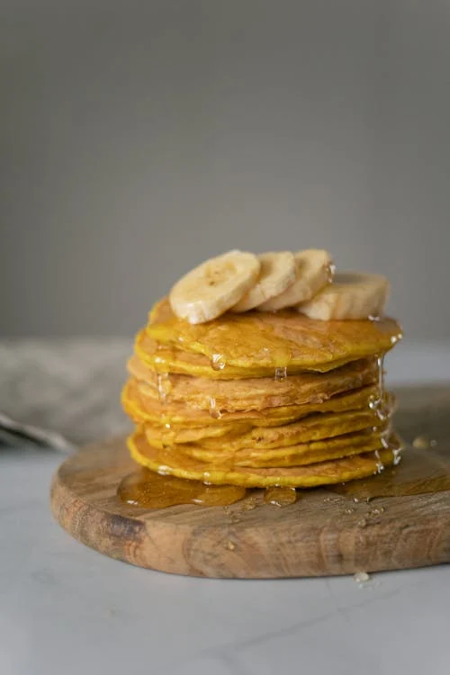 Tortitas con Plátano y Miel